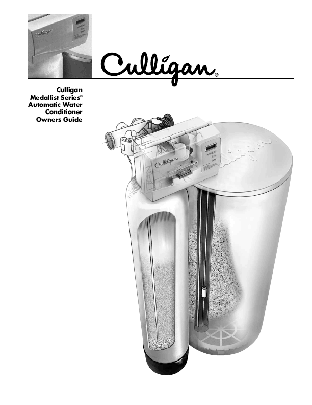 culligan twin water softener manual